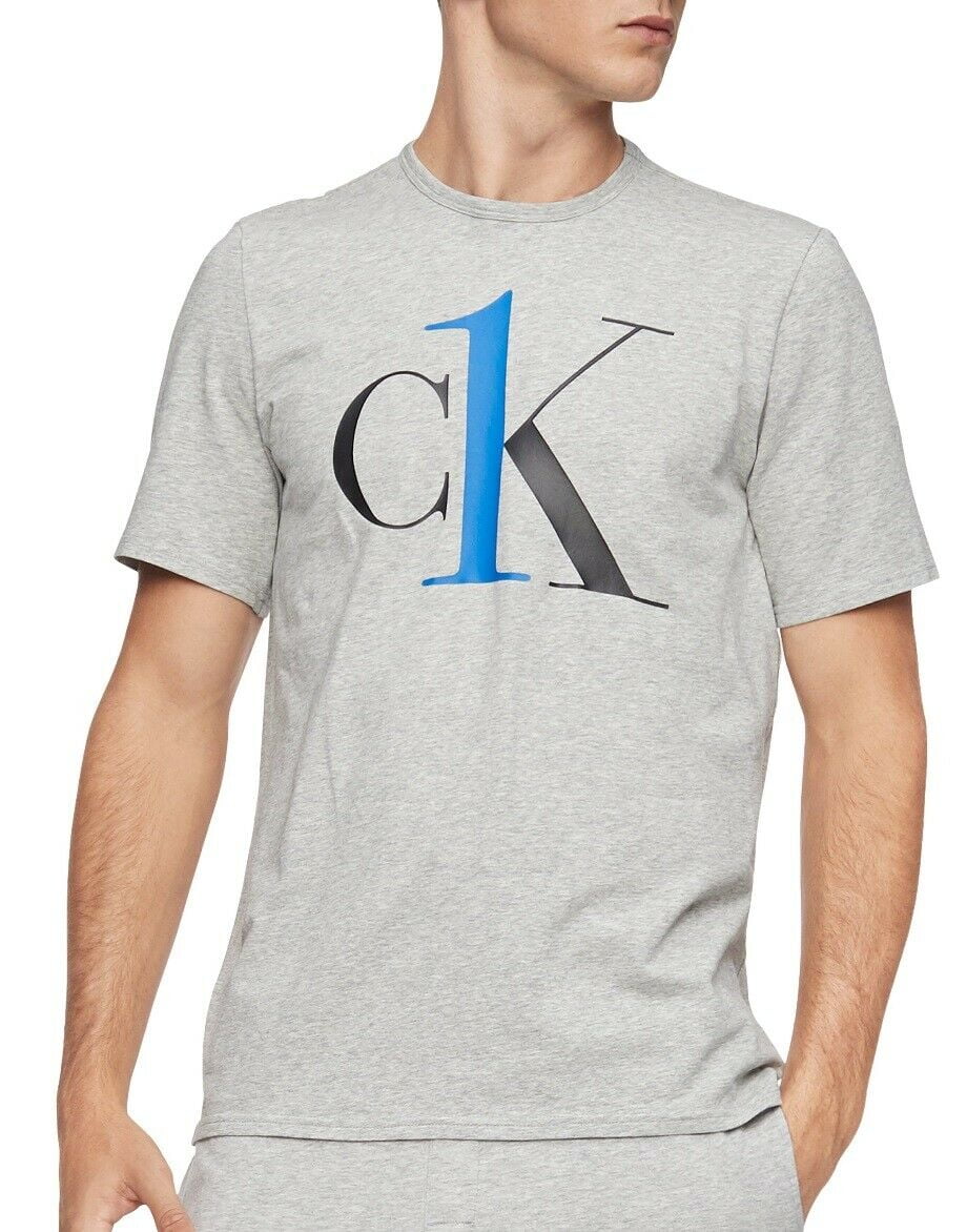 Klein CK ONE Crewneck T-Shirt, Heather, - Walmart.com