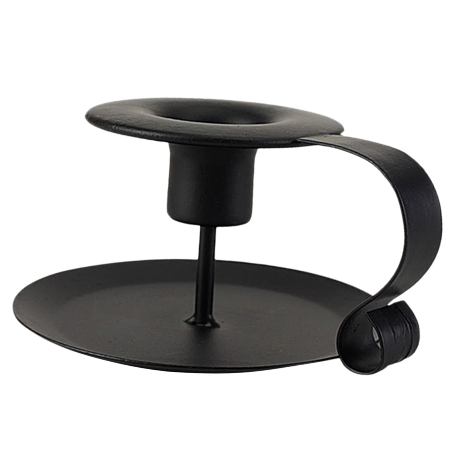 Retro Wrought Iron Taper Candle Holder Classic Look Iron European Style