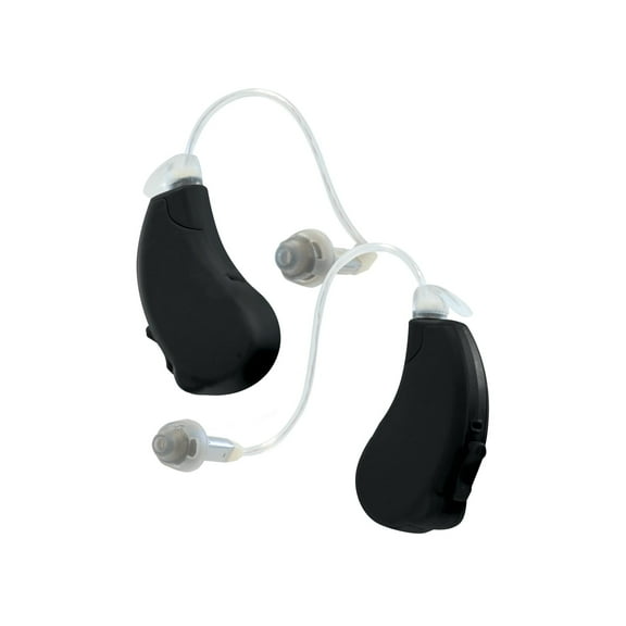 Lucid Hearing Engage BT Streaming OTC Hearing Aids (Compatible With Android, Black)