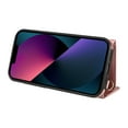 thumbnail image 5 of ELEHOLD Wallet Case for iPhone 13, PU Leather Flip Case with Crossbody & Wrist Strap,Full Protection Case with Card Slots & Kickstand,Rosegold, 5 of 7