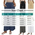thumbnail image 3 of Bixock Women Fall and Winter Clothes,Women Casual Pants,Fashion Women Fall Casual Loose Pockest Elastic Waist Button Trousers Full Length Pants, 3 of 5