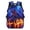 Lightning Fire T-Rex, variant on Uorisanigo Kids Backpack for School, Large Capacity 17 Inch Lightning Fire T-Rex Bookbag with Adjustable Padded Straps, Ideal for Boys Girls Sports and Daily Use