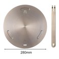 thumbnail image 1 of Plaque de Conduction Thermique pour Cuisinière à Induction de Cuisine, Plaque Diffuseur en Acier Inoxydable, 1 of 1