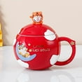 thumbnail image 1 of Taza de café de 500 ml, taza de de dibujos taza , cristalería para adulto hombre niño regalos rojo Soledad Tazas de café de cerámica, 1 of 10