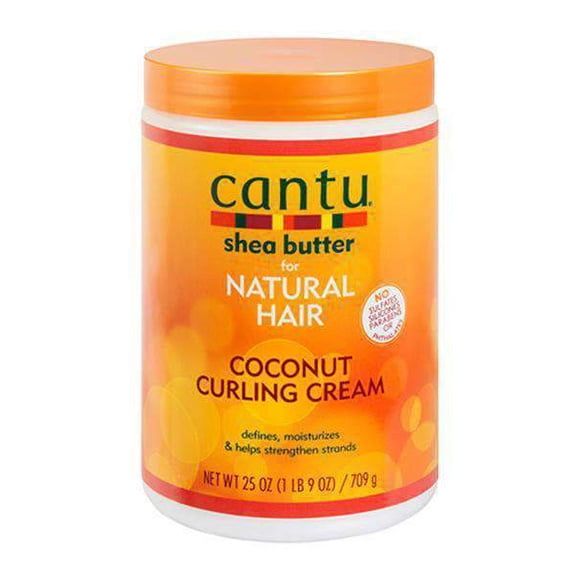 Cantu Beurre de Karité pour Cheveux Naturels Crème à Boucler à la Noix de Coco 25oz