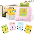 thumbnail image 1 of Juguetes de aprendizaje Protable con tarjetas de sonido en inglés, educación temprana electrónica oso de fresa Hogar, 1 of 5