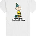 thumbnail image 3 of Peanuts - Good Grief Another Birthday  - Men's Short Sleeve Graphic T-Shirt, 3 of 6