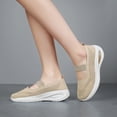 thumbnail image 4 of Willtoo Orthopedic Dress Shoes for Women Arch Support Non Slip Slip on Work Shoes Wide Knitted Mesh Stretch Server Shoes Soft 2026 New Foam Shoes, 4 of 6