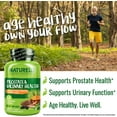 thumbnail image 5 of NATURELO Prostate & Urinary Health, Comprehensive Formula with Saw Palmetto, Pygeum, Tumeric, Plant Sterols, Broccoli and Lycopene, 60 Vegetarian Capsules, 5 of 7