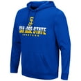 thumbnail image 2 of Men's Colosseum Royal San Jose State Spartans Lantern Pullover Hoodie, 2 of 3