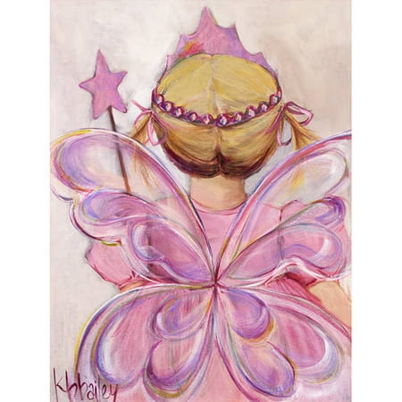 - Oopsy Daisy - Canvas Wall Art Little Fairy Princess - Blonde 24x30 By Kristina Bass Bailey