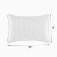 thumbnail image 5 of Humble and Haute Humble + Haute Sunbrella Canvas Natural and Canvas Melon Single Small Flange Indoor/ Outdoor Pillows, Set of 2 White 13 in h x 20 in, 5 of 5