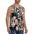 thumbnail image 2 of Boku My Hero Academia Men's Tank Top Lightweight Summer Sleeveless Tee Shirt Muscle Tank Tops Workout T-Shirts Casual Athletic Undershirts, 2 of 7