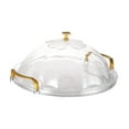 thumbnail image 1 of Round Serving Tray with Handle Decorative Cake Stand with Cover Clear for Living XL, 1 of 9