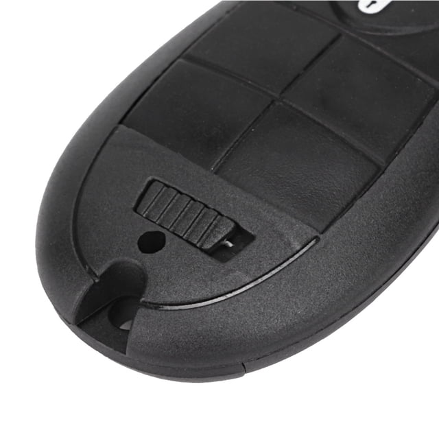 Llavero de coche con botón integrado para llave inteligente DODGE RAM 1500 2500 3500 GQ4-53T 2013 2014 2015 2016 2017 Ecomeon color negro