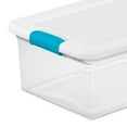 thumbnail image 3 of Sterilite 15-Quart Clear Stackable Latching Storage Box Container (36 Pack), 3 of 5