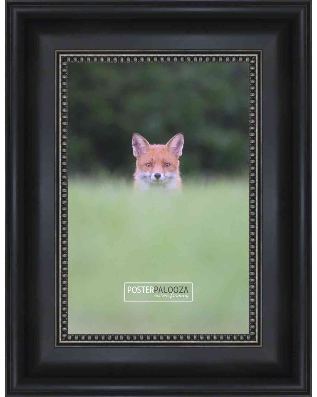 22x25 Black Wood Picture Frame With Acrylic Front and Foam Board Backing 