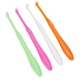 thumbnail image 1 of Limpiadores interdentales BuyWeek cepillo de dientes de ortodoncia 4 piezas color verde naranja blanco rosa, 1 of 14