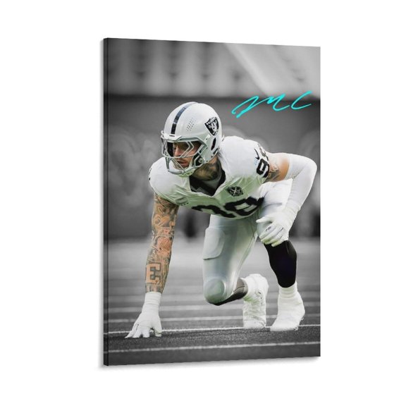Maxx Crosby American Football Players Sports Celebrity Canvas Wall Art Posters For Room Aesthetic And Decor 37 Poster For Bedroom Bathroom Living Room Office Kitchen Decor