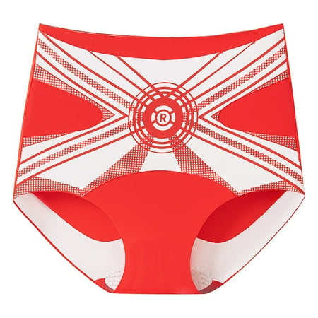 Xingpeng Maternity Panties Red Xxl Women s High Waisted Ice Silk Shaping Underwear with Abdomen and Buttocks Shaping Underwear