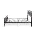 thumbnail image 4 of Claudia Modern Iron King Bed Frame, Flat Black, 4 of 8