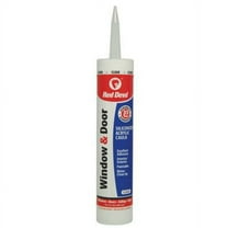 Red Devil 0876 Window & Door Siliconized Acrylic Caulk, Clear, 10.1 Oz, Each