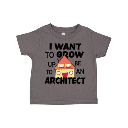 

Inktastic I Want to Grow Up to Be an Architect Gift Toddler Boy or Toddler Girl T-Shirt