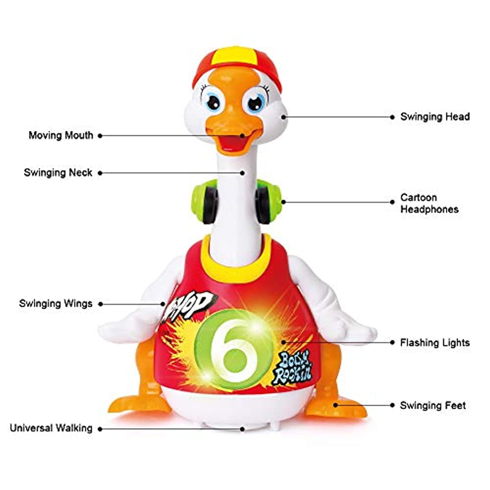 Dancing hip shop hop goose