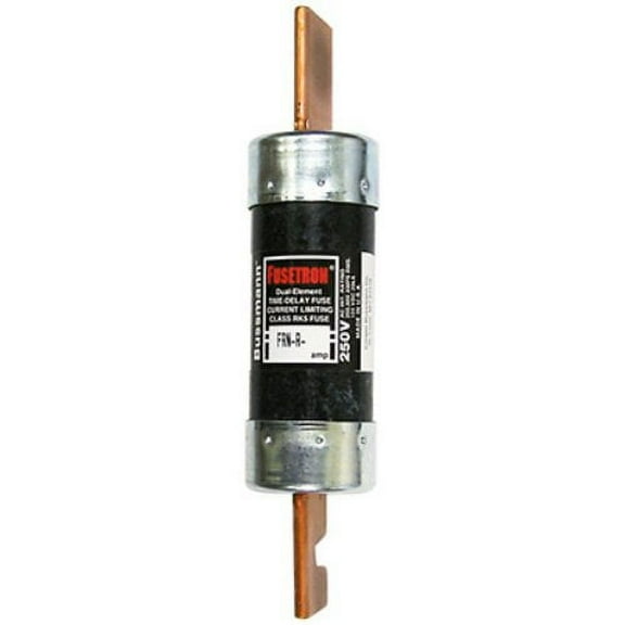 Bussmann BP/FRN-R-100 100 Amp Fusetron Dual Element Time-Delay Current Limiting Class RK5 Fuse, 250V Carded UL Listed