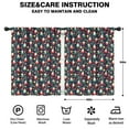 thumbnail image 2 of Blackout Kids Curtains,Dark Blue Christmas Santa and Gnome Pattern Childrens Insulated Curtains Set Of 2,Bedroom Essentials,Toddler Room Decor 42"x54", 2 of 5