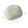 thumbnail image 6 of Mosey Pill Box Compact Portable Daily Pill Organizer Moisture-proof Dust-proof Pill Case for Office Travel, 6 of 8