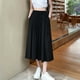 thumbnail image 4 of Rimocy 2024 Pantalones anchos de verano para mujer, pantalones casuales de cintura alta hasta la pantorrilla, pantalones bombachos holgados de color liso para mujer, 4 of 6