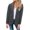 Gray, variant on Vedolay Womens Tops Women's Casual Blazer Shawl Collar Long Sleeve Open Front Work Office Jackets,White M