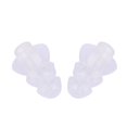 thumbnail image 2 of Tapones para los oídos de música con reducción de ruido de silicona, tapones protectores para los oídos reutilizables, viajes deportivos (blanco), 2 of 8