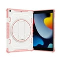 thumbnail image 6 of Jiahe Cover For iPad 9th/8th/7th Generation iPad 10.2 inch Case,Rubber Shockproof Rotation Stand with Pen Holder,Pink, 6 of 9