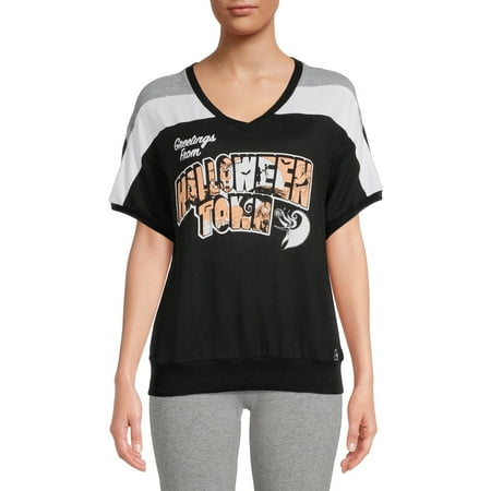 

Disney s Women s and Women s Plus Size Nightmare Before Christmas Graphic Sleep Tee