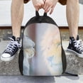 thumbnail image 6 of Rocae The Cat Looks in the Mirror print Computer bag with separate compartment, suitable for 15 inch laptop backpack, gift for men and women, 6 of 8