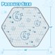 thumbnail image 2 of Deeteck Tapete De Juego Hexagonal Para Bebé De 140 X 122 Cm: Colchón De Juego Grueso Y Suave De 6 Paneles Para Bebés, Niños Pequeños Y Beb&amp;ea, 2 of 8