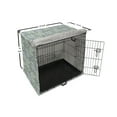 thumbnail image 6 of Animal Dog Crate Cover, Doodle Style Scribbled Lambs and Butterflies with Wavy Bands on the Background, Easy to Use Pet Kennel Cover Small Dogs Puppies Kittens, 7 Sizes, Multicolor, by Ambesonne, 6 of 6