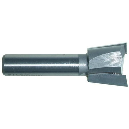 

Magnate 498 7 Degree Left Rotation Dovetail Router Bit - 1 Cutting Diameter 7/8 Cutting Height 1/2 Shank Diameter 2-1/2 Overall Length