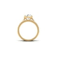 thumbnail image 2 of Rosec Jewels Solitaire Moissanite Wedding Ring Set for Women, Stackable Ring Set (3.75 CT), 18K Yellow Gold, US 12.00, 2 of 9