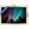 thumbnail image 3 of Aurora Borealis - Sky Wall Poster, 14.725" x 22.375", Framed, 3 of 3