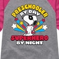 thumbnail image 3 of Peanuts - Preschooler By Day - Toddler And Youth Girls Raglan Graphic T-Shirt, 3 of 5