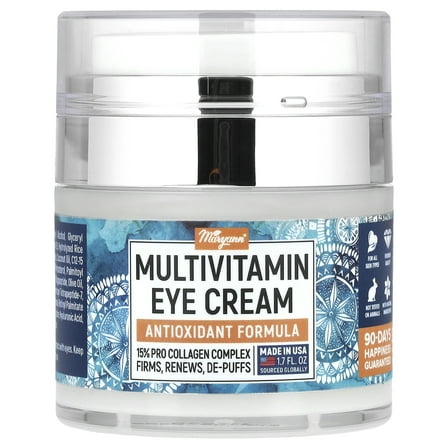 MaryAnn Organics Multivitamin Eye Cream, Antioxidant Formula , 1.7 fl oz (50 ml)