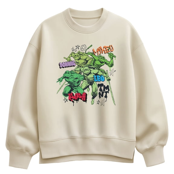 Teenage Mutant Ninja Turtles - TMNT Street - Women's Oversized Fleece Crew Sweatshirt