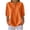 Orange, variant on Cilsoka Women's Short Sleeve Waffle Knit Shirts Plus Size Dressy Casual Loose Button Henley Tops Fall Winter Fashion Blouse