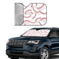 thumbnail image 4 of Disketp Windshield Sun Shade, Car Sun Shade For Front Window Baseballs Sunshades Sun Visor Protector Blocks Uv Rays Foldable, 4 of 9