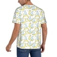 thumbnail image 2 of Lsque Moon And Rabbit Pattern Mens Polo Golf Shirts Funny Graphics Shorts Sleeve Button Shirts Baseball T-shirt-X-Large, 2 of 7