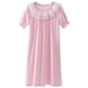 thumbnail image 1 of Camisón de niña de algodón de manga corta de verano con encaje Pijamas de niña Ropa de casa Ropa de casa para padres, 1 of 5