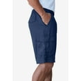thumbnail image 3 of Boulder Creek By Kingsize Men's Big & Tall  Renegade 9" Full Elastic Waist Cargo Shorts, 3 of 5